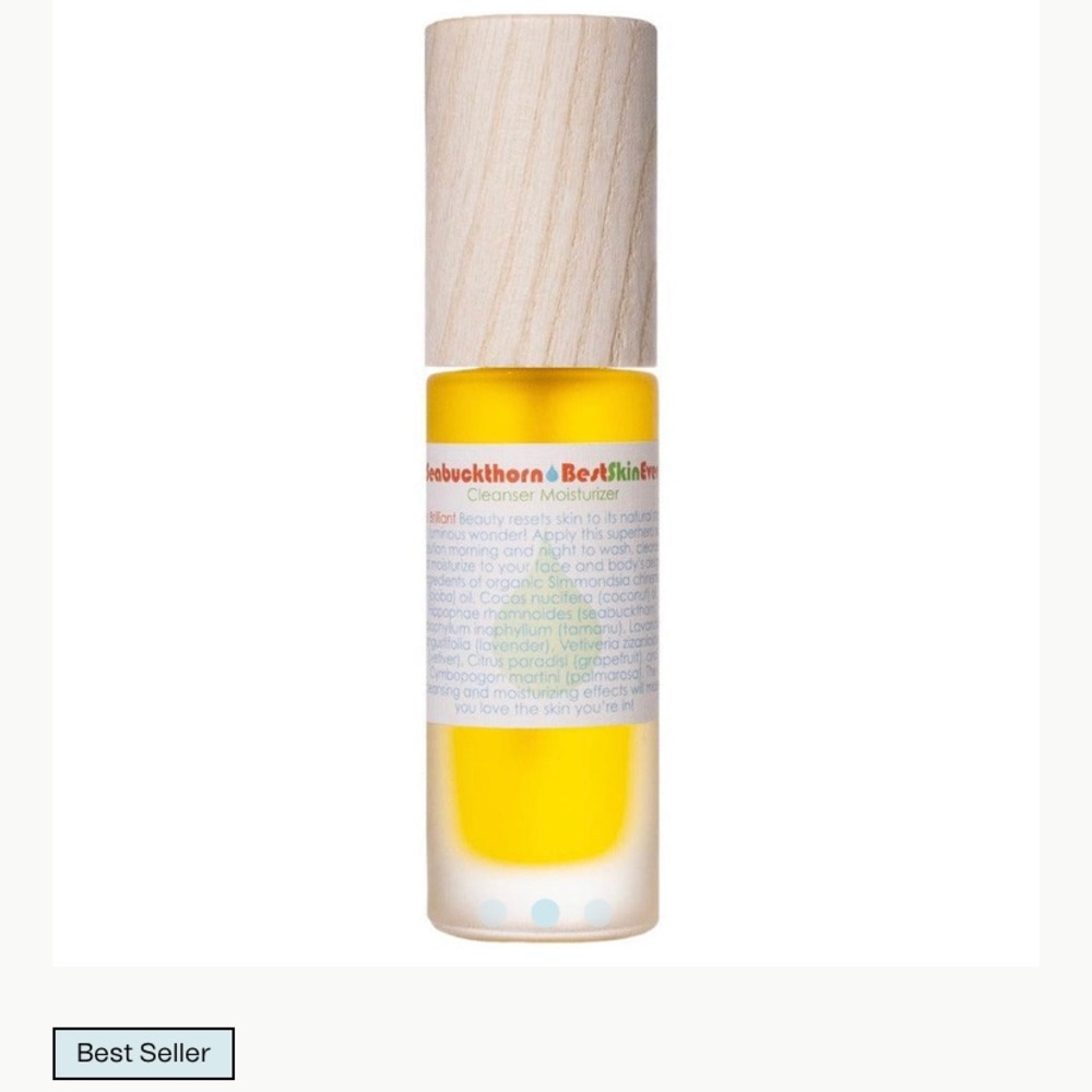Living Libations “Best Skin Ever- Seabuckthorn” oil cleanser